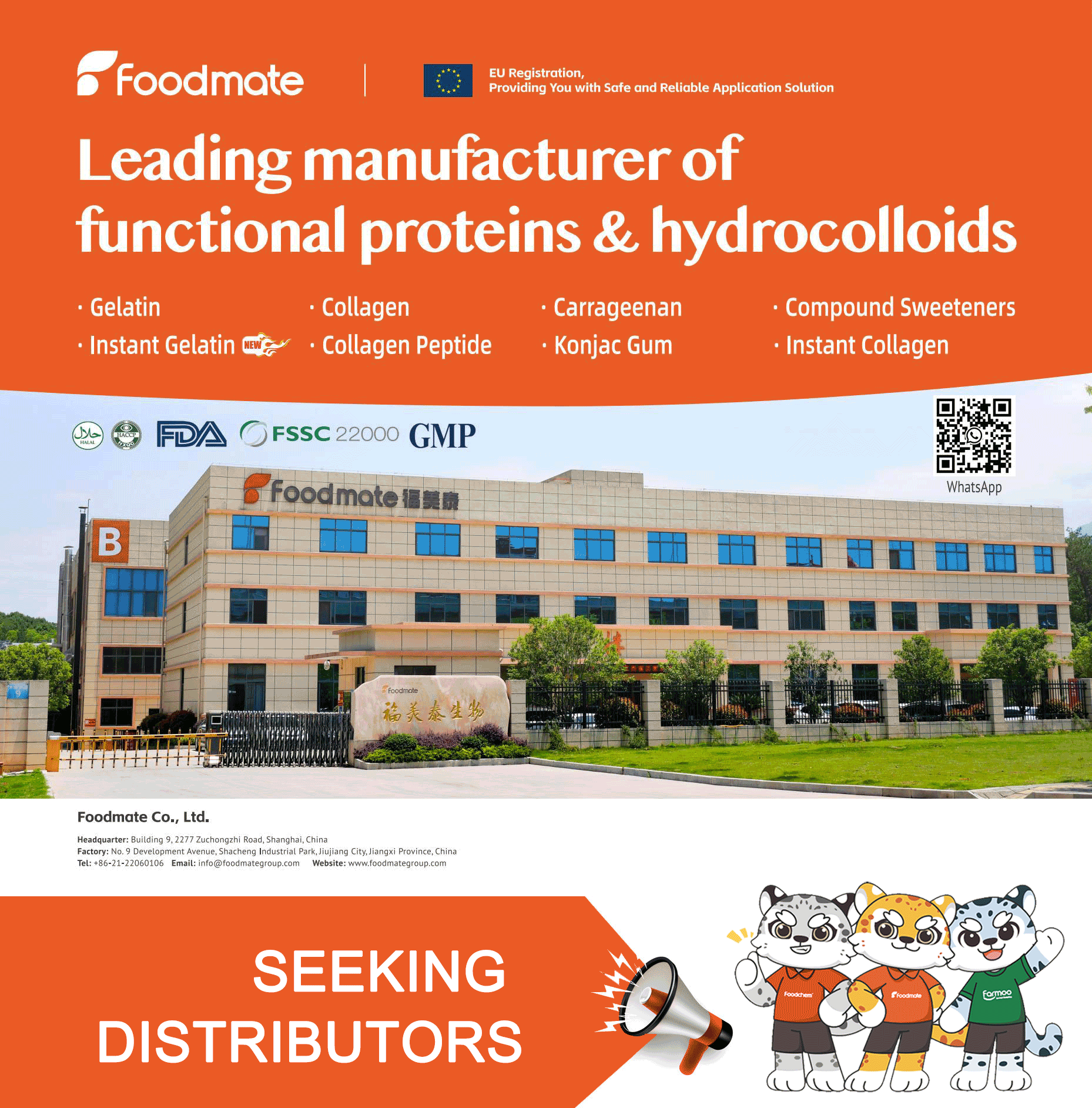 SEEKING DISTRIBUTORS