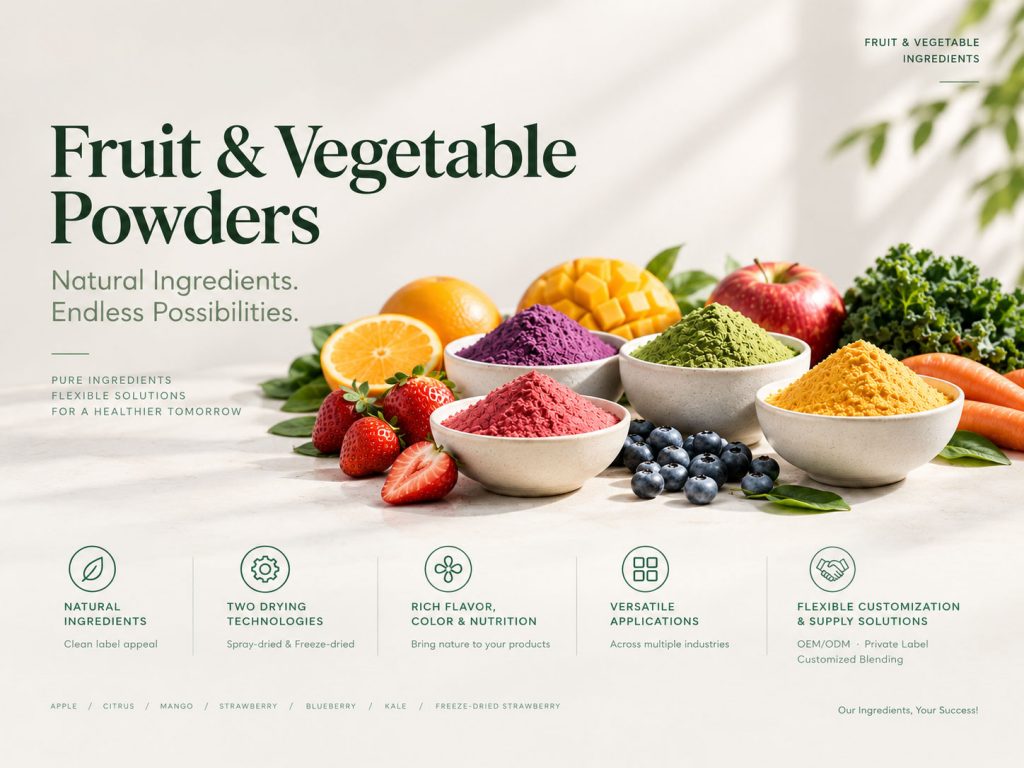 Fruit & Vegetable Powder Series